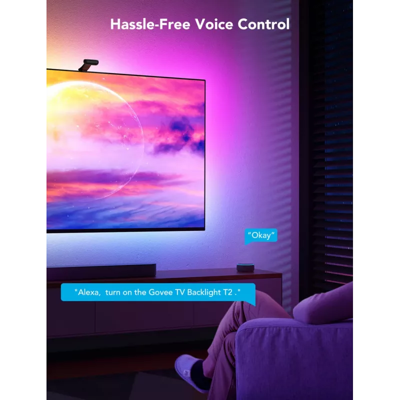 Inteligentný svetelný pás Govee H605C Wi-Fi/Bluetooth čierny 36W 3600mm