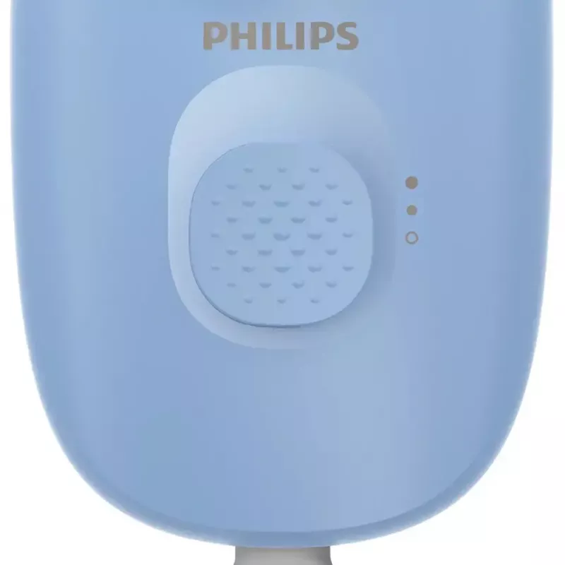 Epilátor Philips BRE247/00 Series 4000 — 2 výkonové stupne, holiaci strojček, masáž, modrý