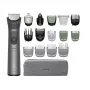Philips All-in-One Trimmer 7000 Series MG7941/15 — 17-in-1 nabíjateľný strihač, 0,5 mm–16 mm, sivý
