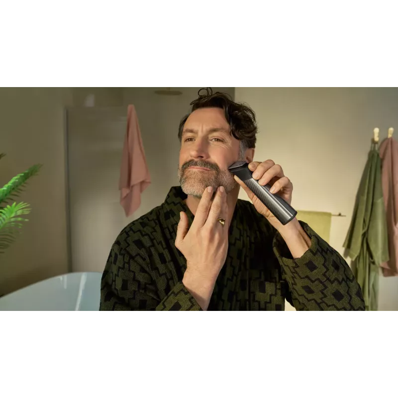 Philips All-in-One Trimmer 9000 Series MG9557/15 20-in-1 strihač strieborný 120 min. výdrž batérie