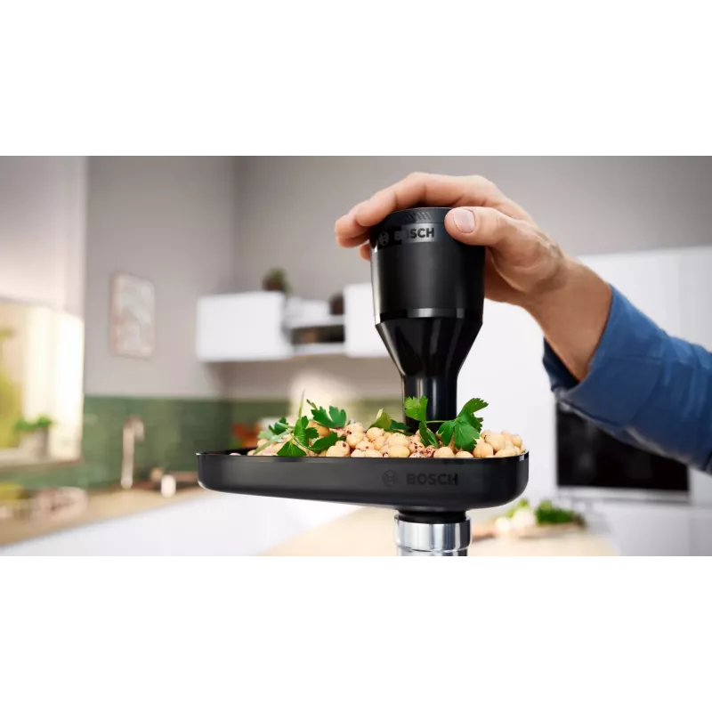 Mlynček na mäso Bosch Serie 4 MFWS450B 500 W, 2,5 kg/min, 2 rýchlosti, čierny