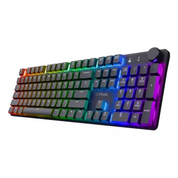 Trust GXT 868 Torix klávesnica herná USB + RF Wireless + Bluetooth QWERTY US English čierna