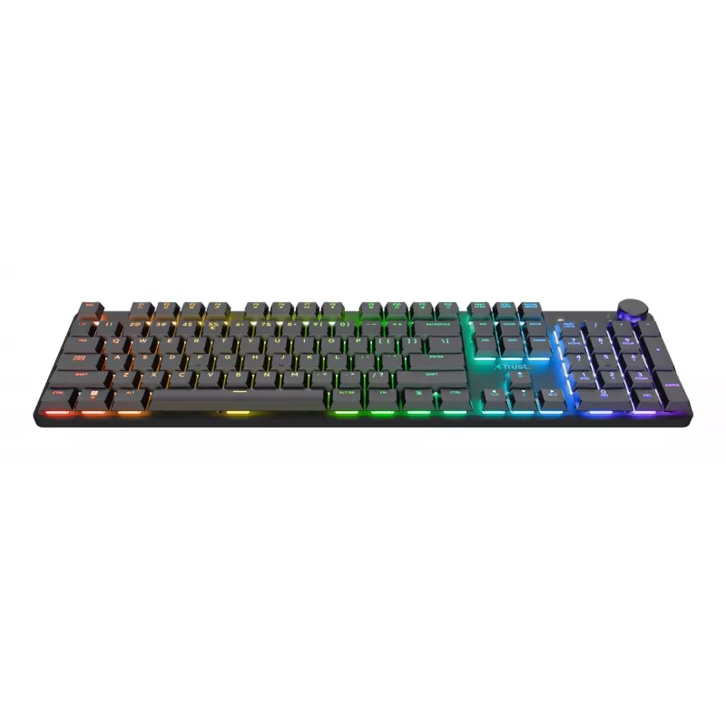 Trust GXT 868 Torix klávesnica herná USB + RF Wireless + Bluetooth QWERTY US English čierna