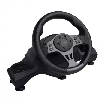 Trust GXT 289 Movi čierny USB volant + pedále Nintendo Switch, PlayStation 4, Xbox One S, Xbox One X, Xbox Series S, Xbox Series X