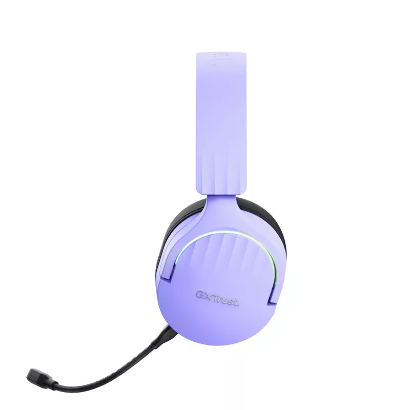 Trust GXT 491P FAYZO headset káblový & bezdrôtový hlavový most herný USB Type-A Bluetooth čierny, fialový