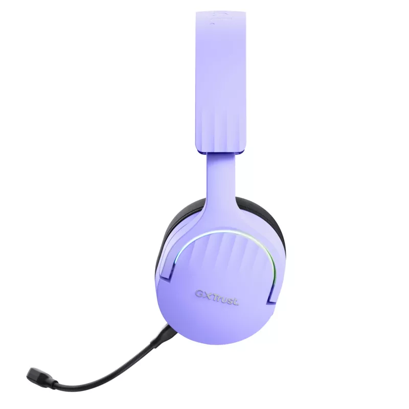 Trust GXT 491P FAYZO headset káblový & bezdrôtový hlavový most herný USB Type-A Bluetooth čierny, fialový