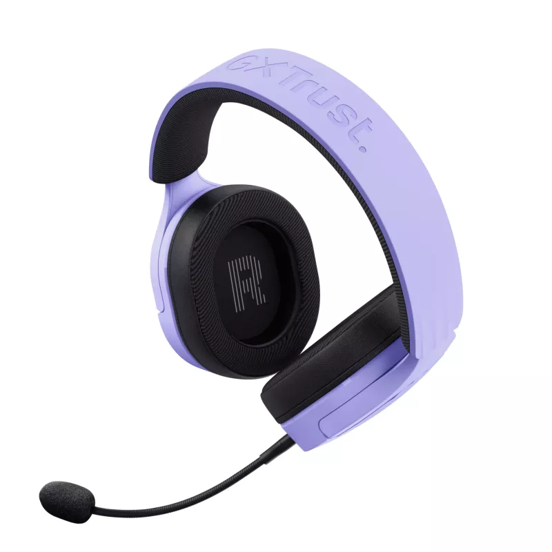 Trust GXT 491P FAYZO headset káblový & bezdrôtový hlavový most herný USB Type-A Bluetooth čierny, fialový