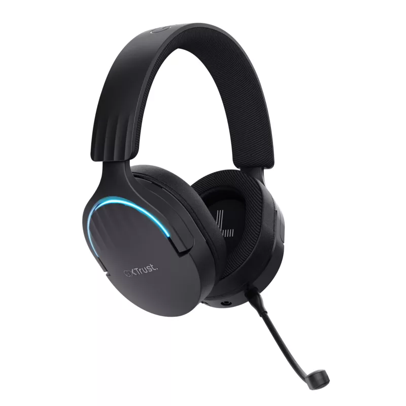 Trust GXT 491 Fayzo headset káblový & bezdrôtový head-band herný USB Type-C Bluetooth čierny