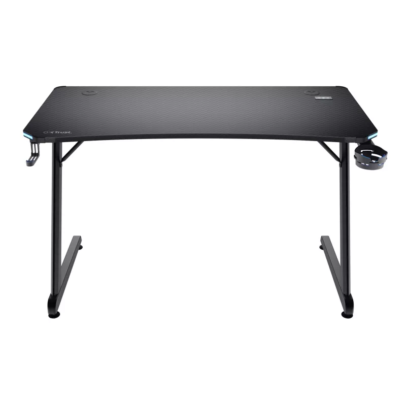 Obdĺžnikový stôl TRUST GXT 709 LUMINUS čierny 1200x600x740 mm