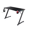 Obdĺžnikový stôl TRUST GXT 709 LUMINUS čierny 1200x600x740 mm