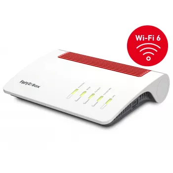 Box 7590 AX WLAN router Gigabit Ethernet Dualband (2,4 GHz / 5 GHz) biela