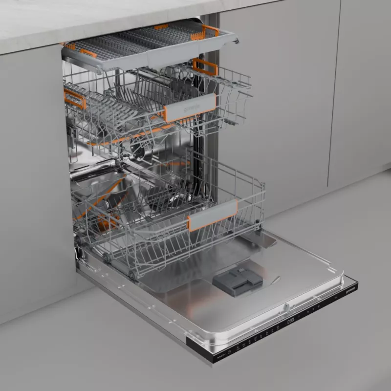 Podpultová umývačka riadu Gorenje GV663B65XXL — nerez, 60 cm, 14 súprav, 6 programov, 38 dB