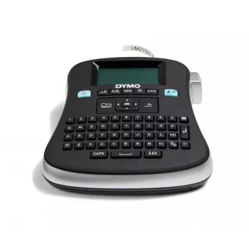 DYMO LabelManager stolná tlačiareň etikiet | 210D+ univerzálna prenosná tlačiareň etikiet jednoduchá na obsluhu inteligentné tlačidlá One-Touch klávesnica QWERTZ veľký displej pre organizáciu domácnosti a kancelárie (EU zástrčka)
