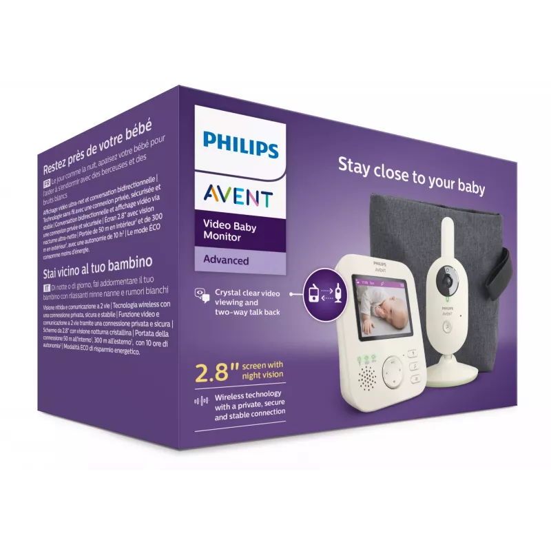 Kamera Philips AVENT babyphone SCD882/26 IR LED dosah 300 m