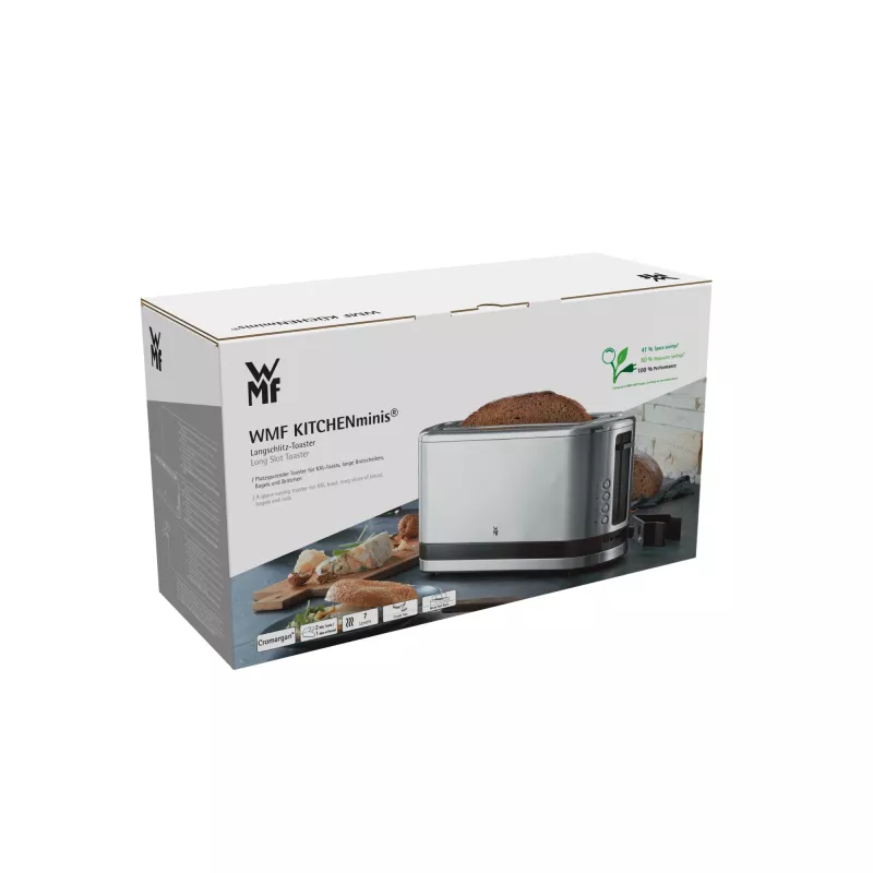 WMF 0414120011 hriankovač s dlhými štrbinami, 900 W, nehrdzavejúca oceľ