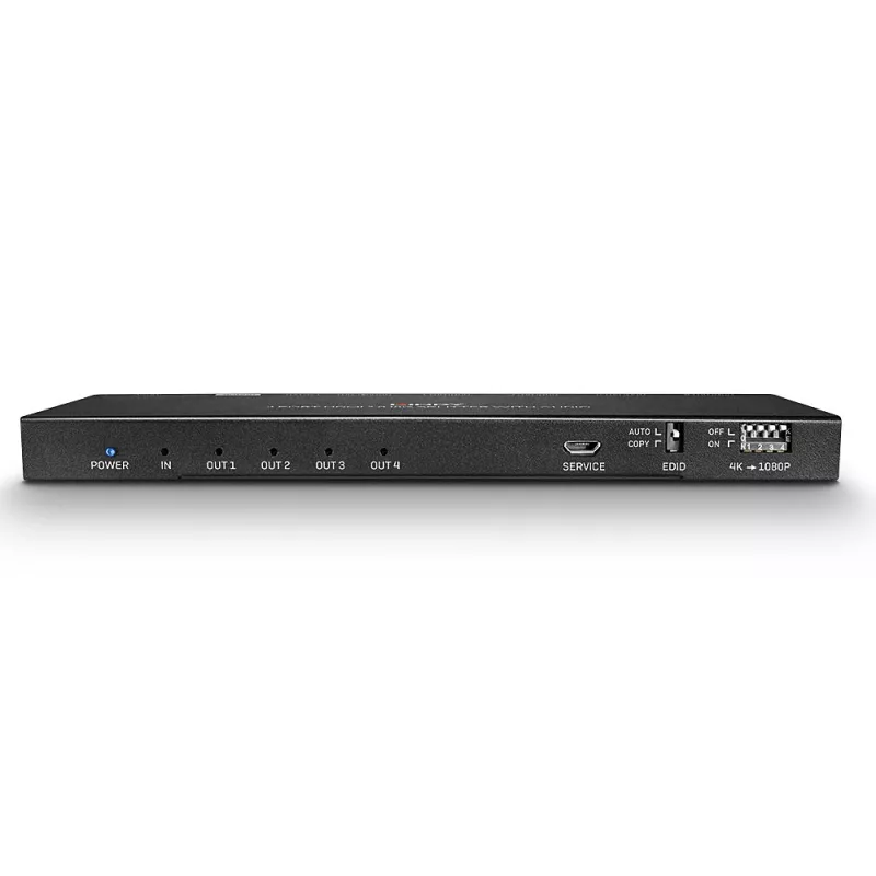 Lindy 4-port HDMI 18G splitter so zvukom a downscalingom