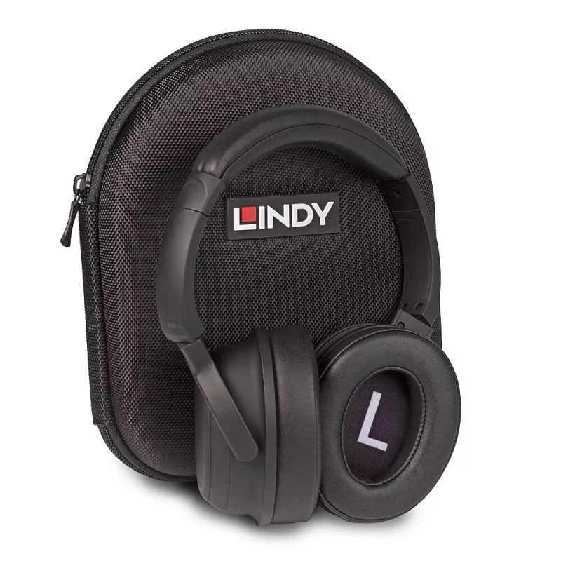 Lindy LH500XW+ headset káblový & bezdrôtový hlavový most hudba USB Type-C Bluetooth čierny
