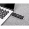 Puzdro na SSD Manhattan M.2 NVMe SATA USB-C USB-A 10 Gbps čierne