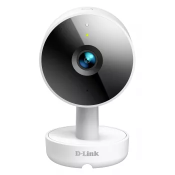 D-Link 2K QHD interiérová Wi-Fi kamera DCS-8350LH, IP bezpečnostná kamera, interiér, káblová & bezdrôtová, Amazon Alexa & Google Assistant, stolná, biela