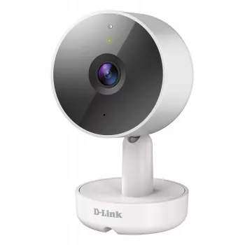D-Link 2K QHD interiérová Wi-Fi kamera DCS-8350LH, IP bezpečnostná kamera, interiér, káblová & bezdrôtová, Amazon Alexa & Google Assistant, stolná, biela