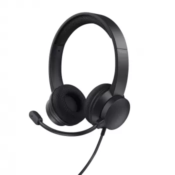 Trust HS-260 headset káblový s nákrčníkom kancelária/call centrum USB Type-A čierny