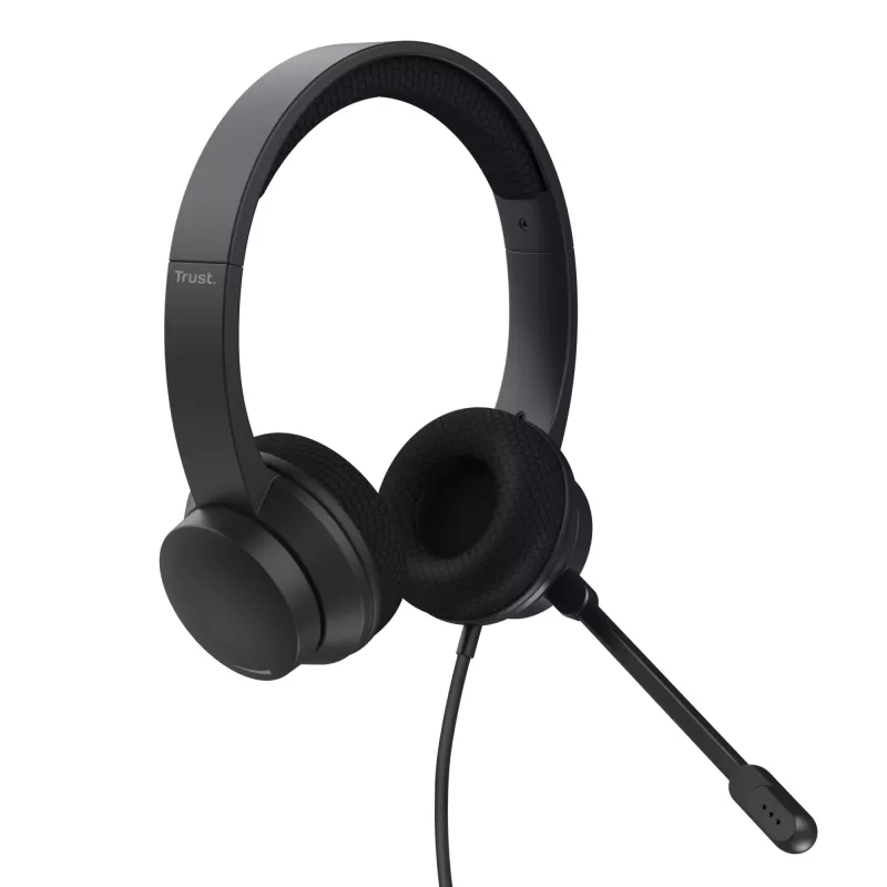 Trust HS-260 headset káblový s nákrčníkom kancelária/call centrum USB Type-A čierny