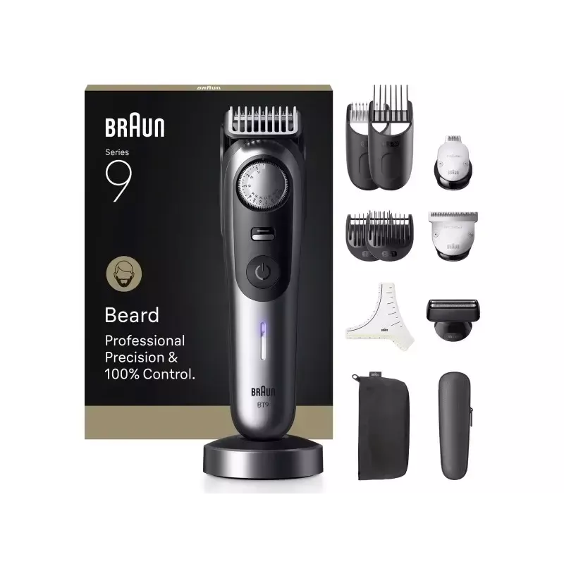 Braun BeardTrimmer 9 BT9560 akumulátor 52 2 cm mokré & suché čierna, sivá