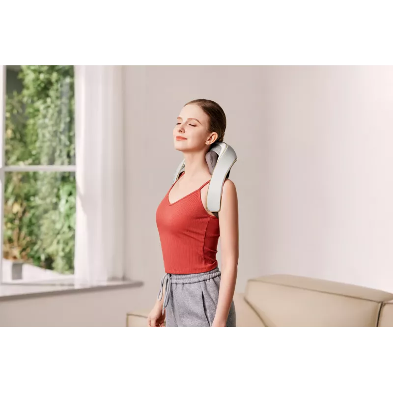 SKG H5 Mini masážny prístroj kompresia vibrácie sivá