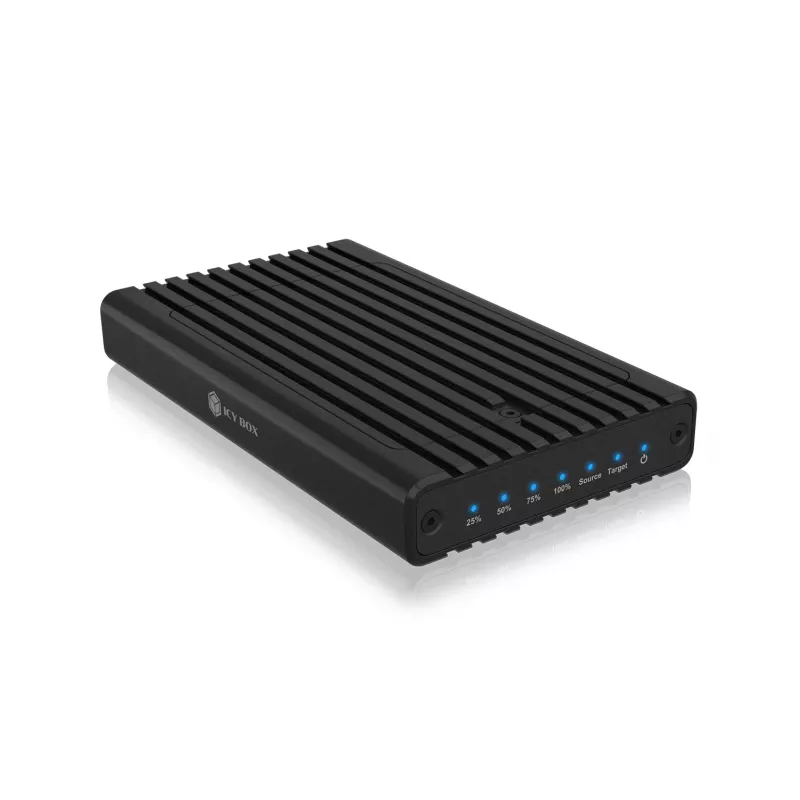 ICY BOX IB-2817MCL-C31 puzdro na SSD čierne M.2 USB napájané