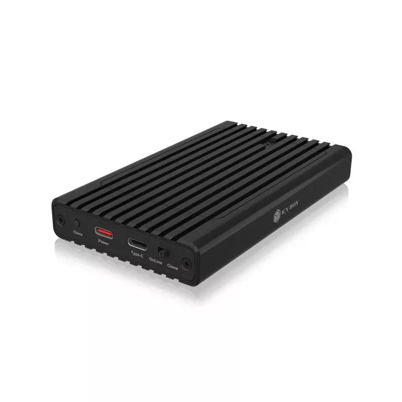 ICY BOX IB-2817MCL-C31 puzdro na SSD čierne M.2 USB napájané