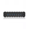 ICY BOX IB-2817MCL-C31 puzdro na SSD čierne M.2 USB napájané