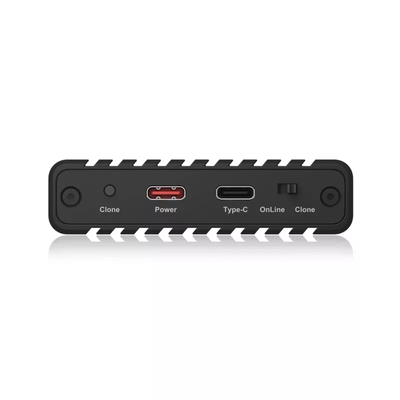 ICY BOX IB-2817MCL-C31 puzdro na SSD čierne M.2 USB napájané