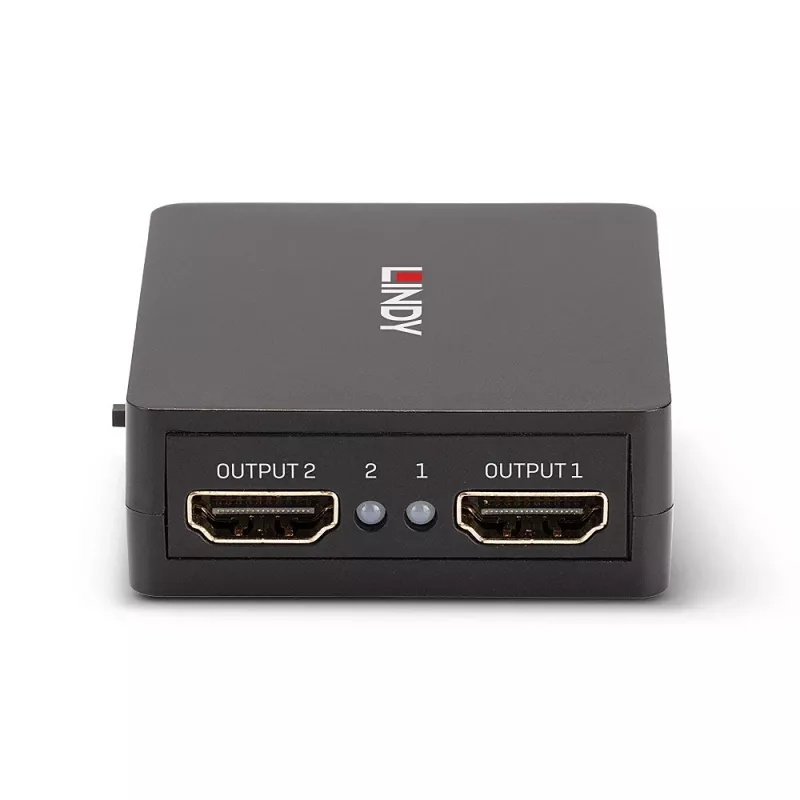 Lindy 2-portový HDMI 18G rozbočovač, kompaktný