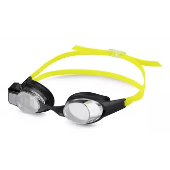 Plavecké okuliare Form Smart Swim 2 — unisex, čierny rám, čierne sklá