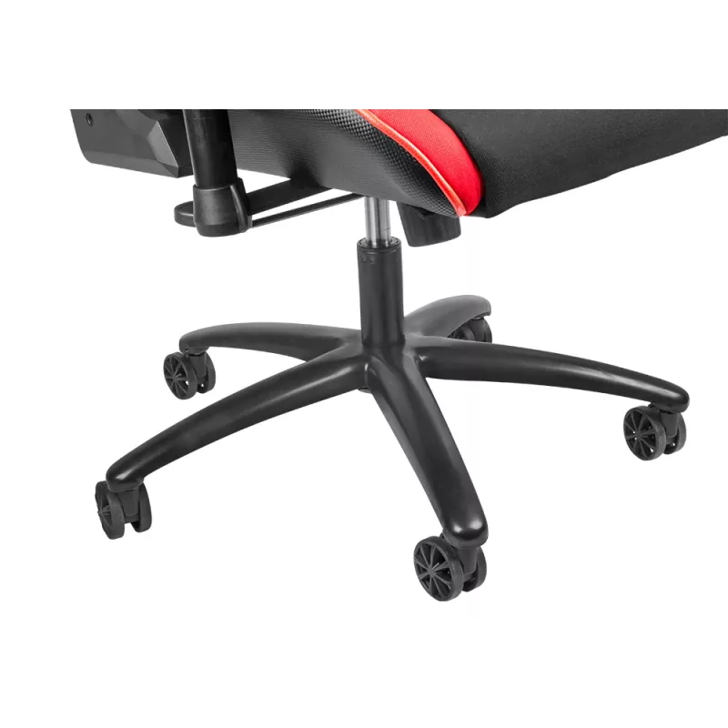 GENESIS SX77 PC herná stolička čalúnené sedadlo čierna, červená