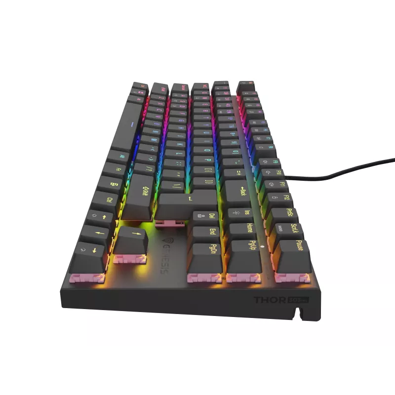 GENESIS Thor 303 TKL klávesnica herná USB QWERTY španielska čierna