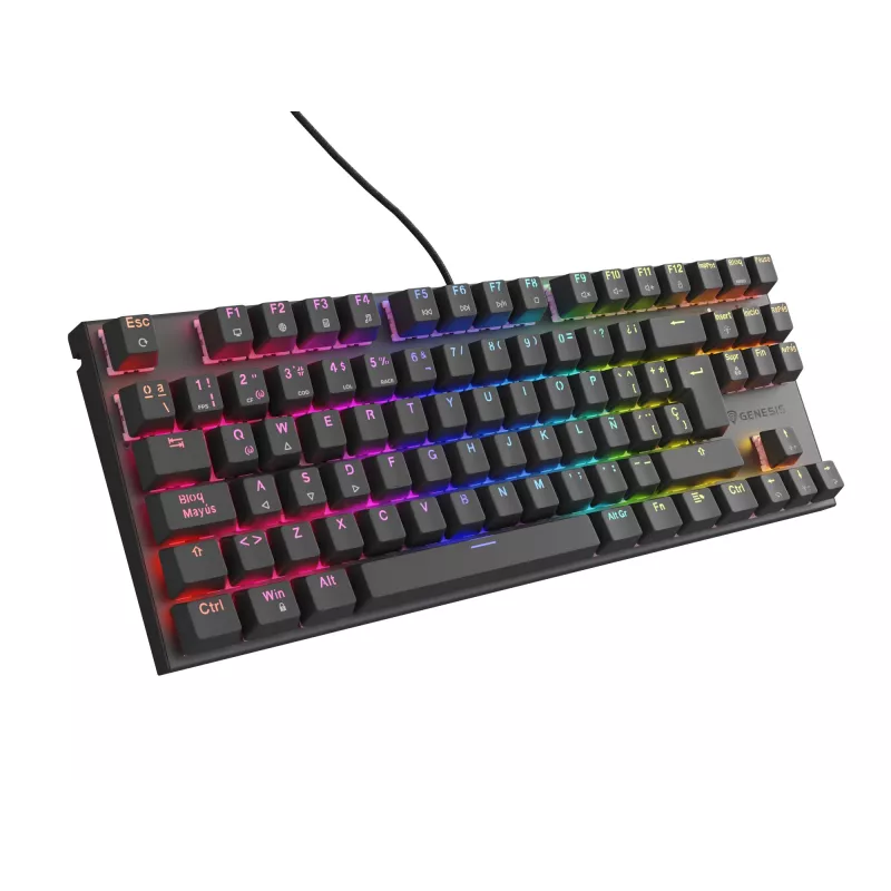 GENESIS Thor 303 TKL klávesnica herná USB QWERTY španielska čierna
