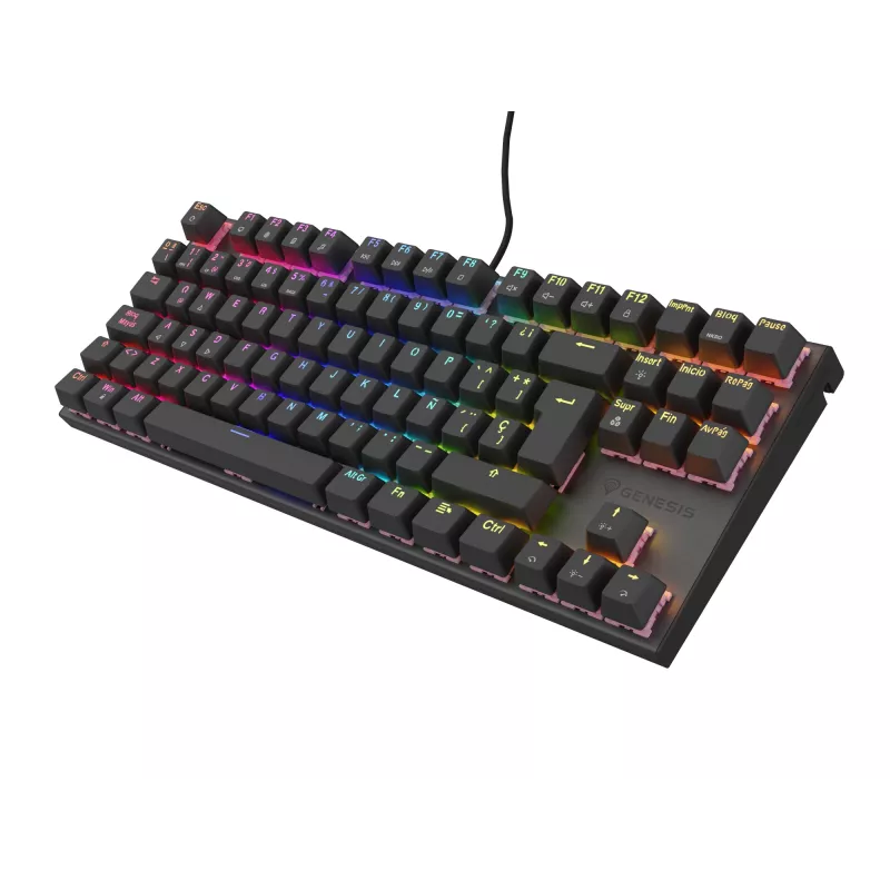 GENESIS Thor 303 TKL klávesnica herná USB QWERTY španielska čierna