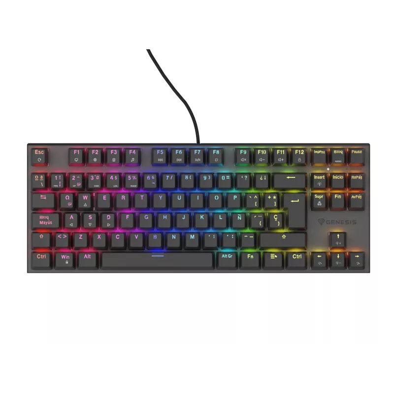 GENESIS Thor 303 TKL klávesnica herná USB QWERTY španielska čierna