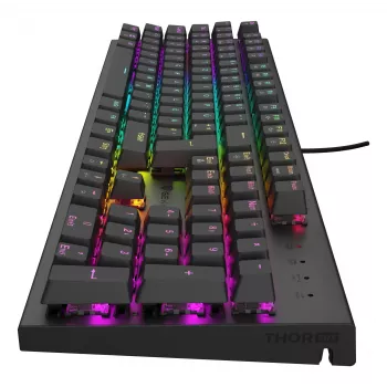 GENESIS Thor 303 herná klávesnica USB QWERTZ nemecká čierna mechanická RGB