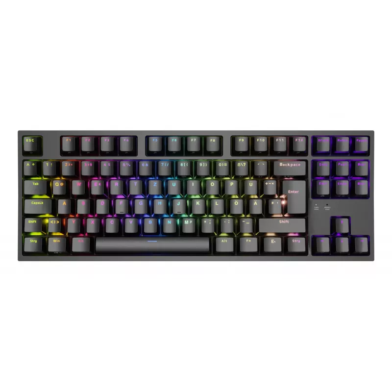 GENESIS Thor 404 TKL klávesnica herná USB QWERTZ nemecká čierna