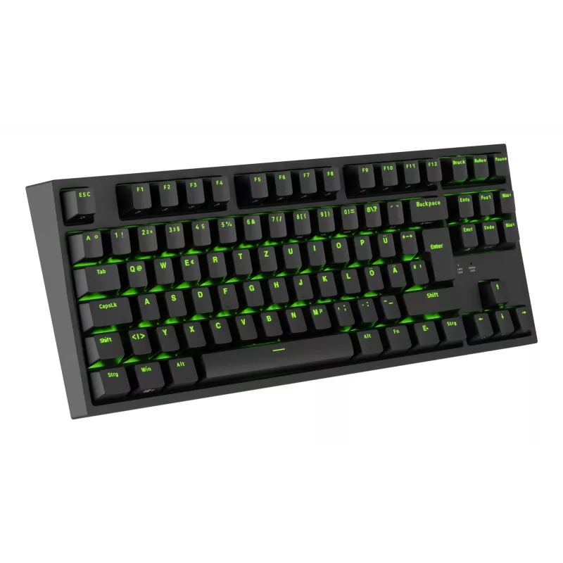GENESIS Thor 404 TKL klávesnica herná USB QWERTZ nemecká čierna