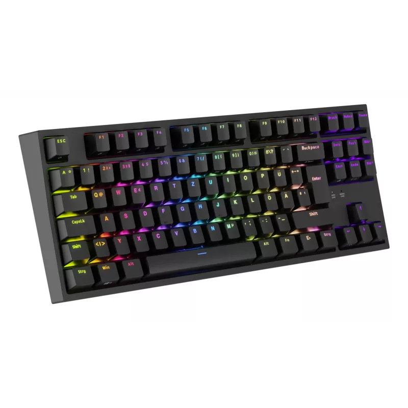 GENESIS Thor 404 TKL klávesnica herná USB QWERTZ nemecká čierna