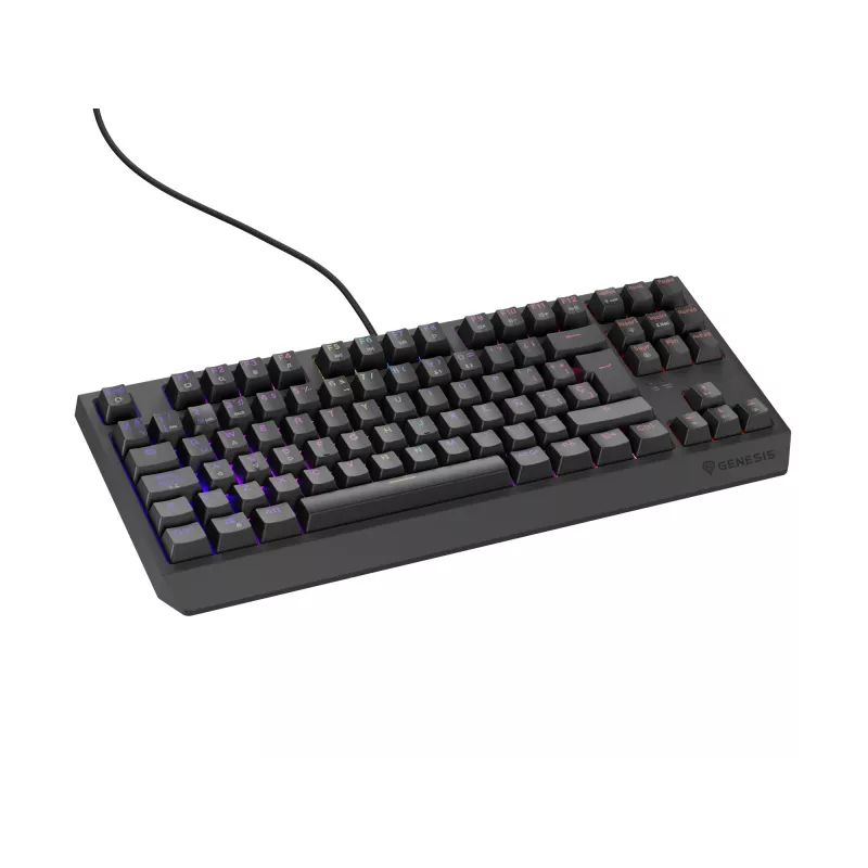 GENESIS Thor 230 TKL klávesnica herná USB QWERTY španielska čierna