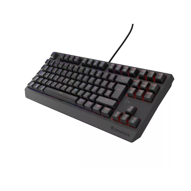 GENESIS Thor 230 TKL klávesnica herná USB QWERTY španielska čierna