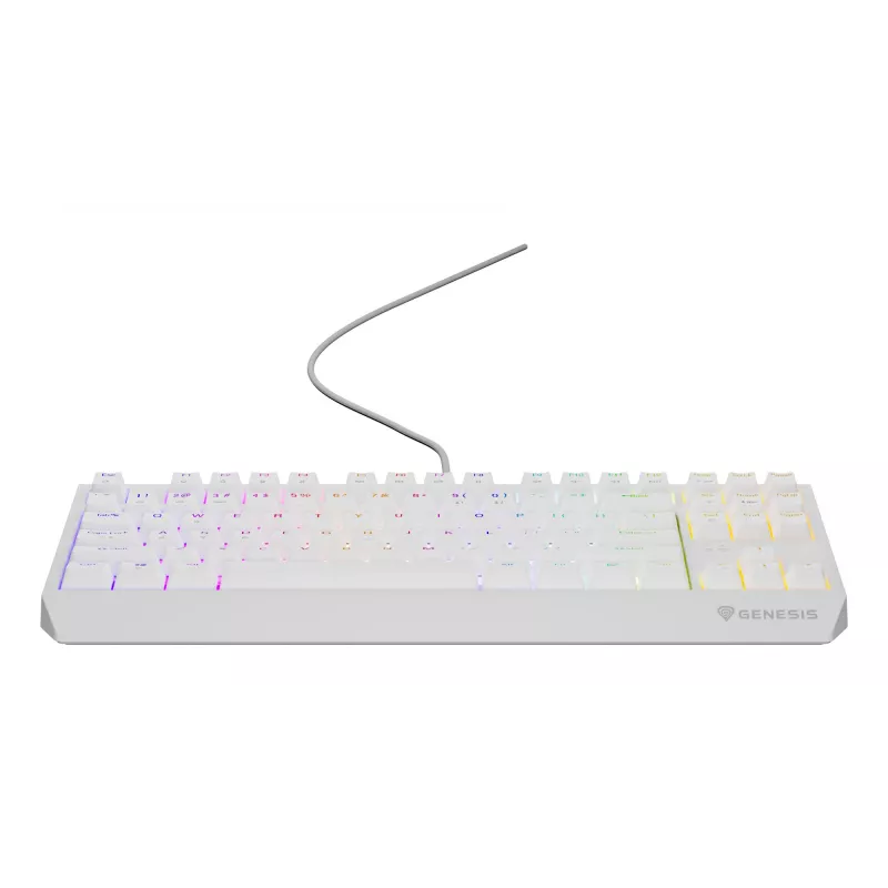 GENESIS Thor 230 TKL klávesnica herná USB QWERTY US-anglická biela