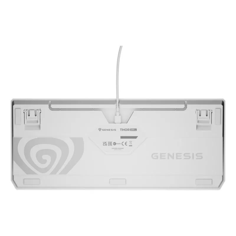 GENESIS Thor 230 TKL klávesnica herná USB QWERTY US-anglická biela