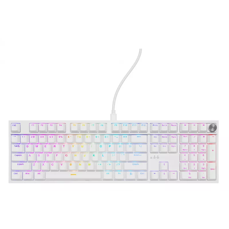 GENESIS NKG-2300 klávesnica univerzálna USB QWERTY anglická biela