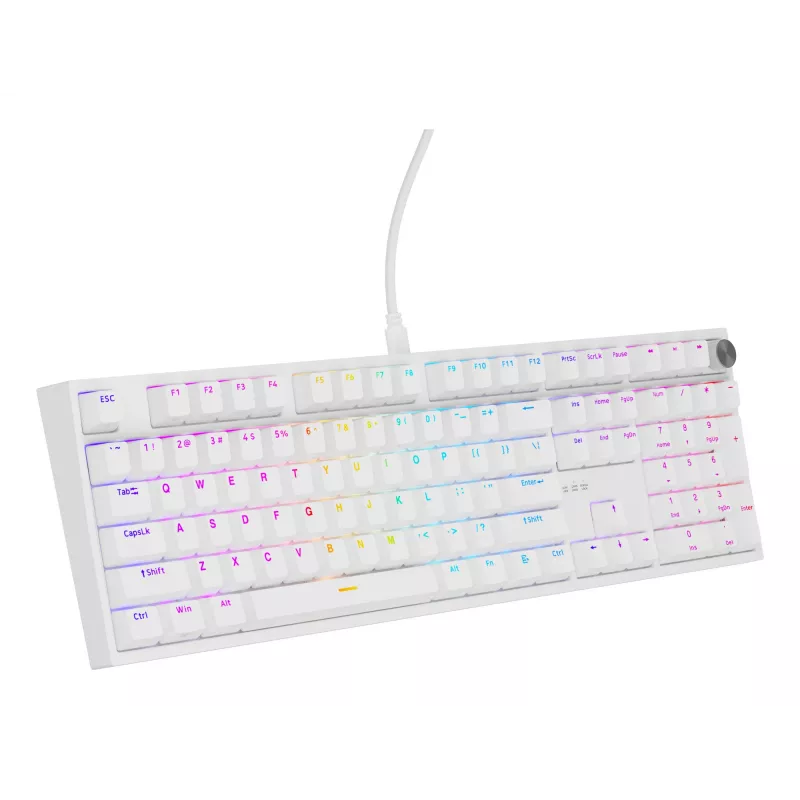 GENESIS NKG-2300 klávesnica univerzálna USB QWERTY anglická biela