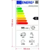 Čiastočne integrovateľná umývačka riadu AMICA DIM62E7qH — 14 súprav, 60 cm, LED dotykový displej, 7 programov, biela